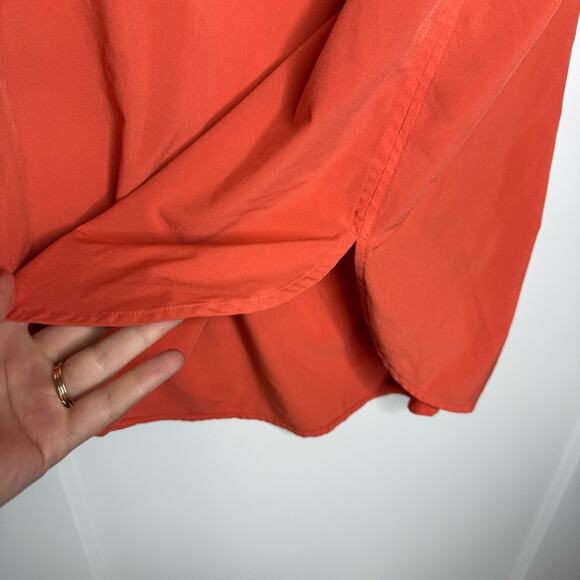 Athleta Zephyr Tank Top Coral Lightweight Flowy Fit Size XXS - Picture 4 of 6